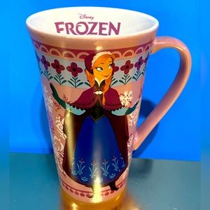 DISNEY STORE VTG  FROZEN TALL CERAMIC LATTE MUG ORIGINAL AUTHENTIC NEW